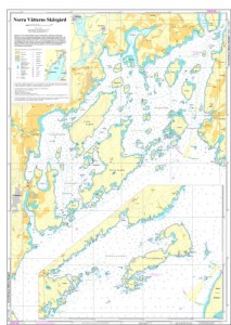 Sjökort Över Norra Vättern